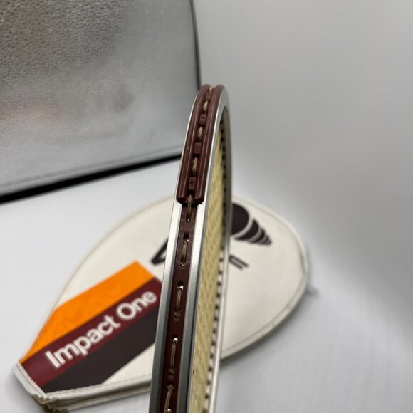 Vintage Amf Voit Impact One Racquetball Racquet with Wrist Wrap - Picture 7 of 10